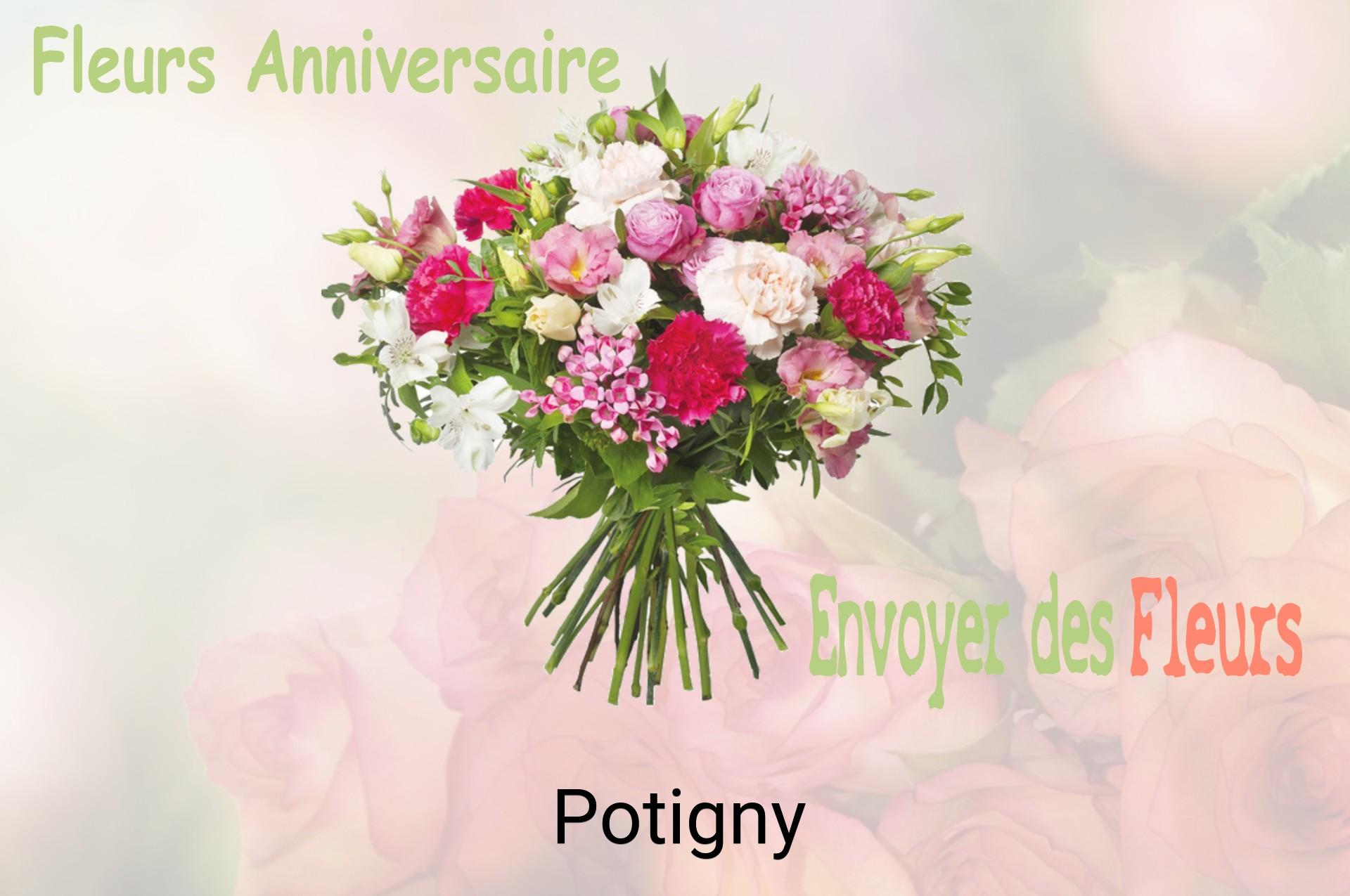 Bouquet de fleurs d’anniversaire livré à Potigny